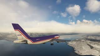 Akureyri Airport Landing Iceland [upl. by Nitsyrk]