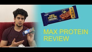 RiteBite Max Protein Bar Review  Whey protein vs Protein Bar  30g Protein [upl. by Maram968]