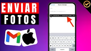 Como ENVIAR FOTOS desde GMAIL con IPHONE  Tutorial Paso a Paso [upl. by Frasch]