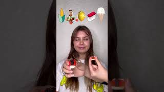 Big or Small challenge 😂 Small gummy corn or small lemon candy gum 🧐 shorts Best video by Hmelkofm [upl. by Ymor]