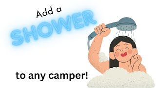 How to Add Shower to Any Truck Camper Cirrus 620 Northern Lite 610 Lance 805 [upl. by Vannie]