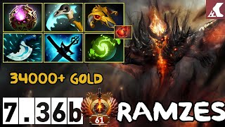 Shadow Fiend Shadowmire  Ramzes  736b  Immortal Dota 2 Pro Plays [upl. by Anigroeg]