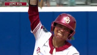 2024 WCWS Oklahoma 6 Florida 5  EPIC Jayda Coleman WALK OFF HOME RUN [upl. by Franciscka]