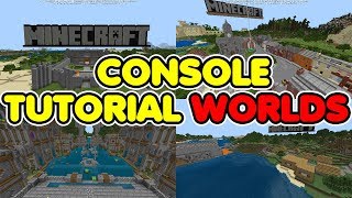 Minecraft Bedrock ALL CONSOLE Tutorial Worlds DOWNLOAD [upl. by Einnus226]