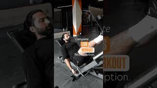 LEG DAY WORKOUT ⚡ Hamstrings Quads amp Calves [upl. by Iramo]