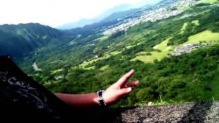 0 mph winds at Pali lookout [upl. by Nosnev48]