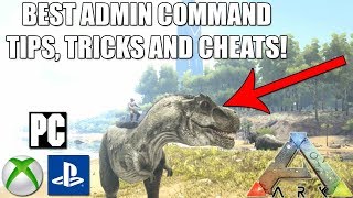 ARK  ADMIN COMMANDS TIPS TRICKS AND CHEATS  XBOX ONEPS4PC  CONSOLE COMMANDS [upl. by Enelrac]