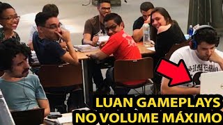 COLOCANDO LUAN GAMEPLAYS NO VOLUME MÁXIMO NA BIBLIOTECA [upl. by Angelo]