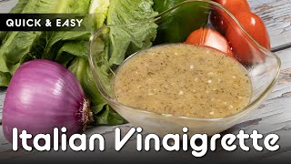 The Only Italian Vinaigrette Recipe You Will Ever Need  Quick amp Easy  gf explorers [upl. by Tenaj]