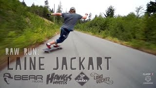 Laine Jackart  Salt Spring Slasher  Alex Bad Decisions Ameen Raw Run  Flatspot Longboards [upl. by Gaige358]