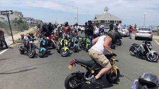 2020 2nd Annual 125 Ride Out grom Honda Kawasaki z125 pro New Jersey [upl. by Geithner]