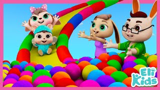 Ball Pit Fun  Eli Kids Songs amp Nursery Rhymes [upl. by Nitniuq30]