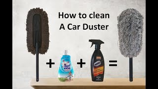 How To Clean A Car Duster [upl. by Cranford]