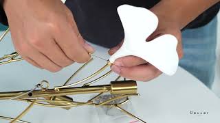 How To Install Gingko Chandelier [upl. by Ramel]