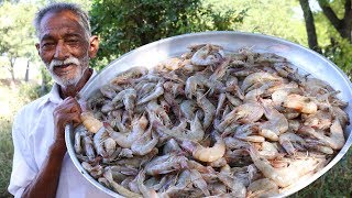 Prawns Biryani Recipe  Quick and Easy Shrimp Biryani By Our Grandpa [upl. by Arimihc]