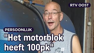 Hilarisch 150 kmu racen met een omgebouwde grasmaaier  RTV Oost [upl. by Enyahs]