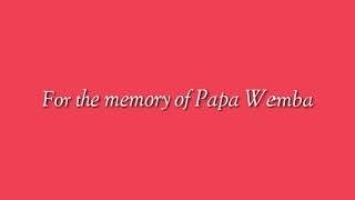 Papa Wemba rail on lyrics [upl. by Roderick]