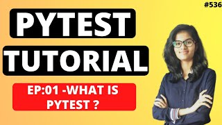 PyTest Tutorial Part 01  What is pytest   How to use PyTest  Python Training [upl. by Nissie480]