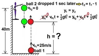 Physics 2  Motion In OneDimension 21 of 22 Two Objects [upl. by Essej]