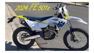 2024 FE 501s Motocross [upl. by Amerd229]