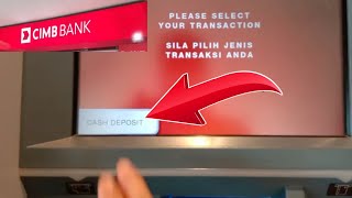 Cimb bank cash Deposit 2023  How to Cash deposit your Own Cimb bank Account [upl. by Spohr]