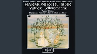 Harmonies des bois Op 76 No 2 Les Larmes de Jacqueline version for cello and orchestra [upl. by Eednyl]