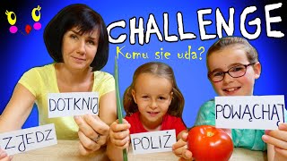 ZJEDZ DOTKNIJ POLIŻ POWĄCHAJ Challenge fikimikiagatkiimoniki [upl. by Murrah]