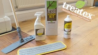 How to clean a floor with Treatex Floor Care [upl. by Anelrahs]