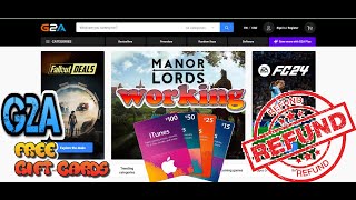 G2A Refund Method Get Free Games amp Giftcards OCTOBER 2024 Working [upl. by Fredie285]