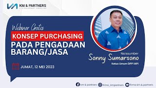 Webinar Konsep EPurchasing pada Pengadaan BarangJasa [upl. by Dublin]