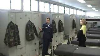 Air Force Basic Training Dorm Lackland AFB San Antonio Texas 2006 [upl. by Arraeis952]