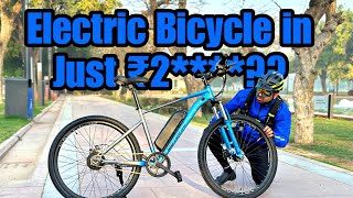 INDIAS Most AFFORDABLE ELECTRIC BIKE 😳  Emotorad x1 [upl. by Tallou]