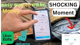 easy way to make money delivery jobs uk Uber eats food delivery [upl. by Lipman]