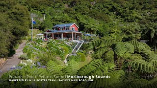 Paradise Point Pelorus Sound Marlborough Sounds [upl. by Emogene606]