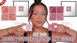 new worth it GIVENCHY PRISME LOOSE POWDER BLUSH REVIEW  WEAR TEST oily skin  MagdalineJanet [upl. by Vena]