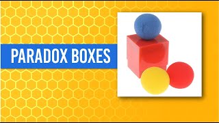 Paradox Boxes Magic Trick Gozinta Sponge Ball [upl. by Teague]