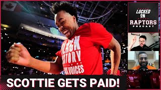 Scottie Barnes signs 5year max extension with Toronto Raptors  How do the Raptors build from here [upl. by Koball]