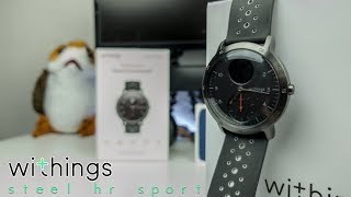 Withings Steel HR Sport  LA smartwatch idéale [upl. by Kathie]