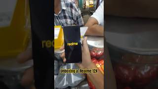 Unboxing a Realme 12X smartphone shorts youtubeshorts unboxing techgyan tech [upl. by Hammer82]