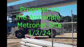 PROGRESS AT METRONET SITE ARMADALE 1 7 24 [upl. by Nonez]