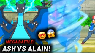 ASH  GRENINJA VS MEGA CHARIZARD X Hindi Dub 🔥😍 Pokemon XYZ Episode 13 in Hindi XYZ Hindi Episode [upl. by Bollinger]