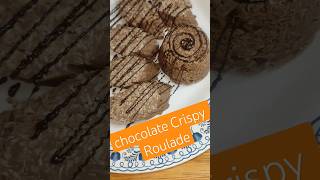 CHOCOLATE CRISPY ROULADE RECIPE  How to Make a Chocolate Roll Recipe [upl. by Arikaahs298]