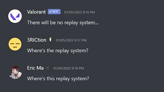 Valorant Replay System Jokes Have Gone Too Far [upl. by Yobybab]