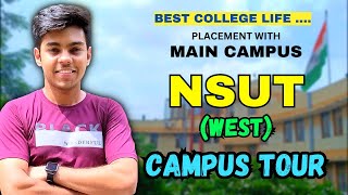 NSUT West Campus Tour  Netaji Subhas University of Technology [upl. by Nohsauq]