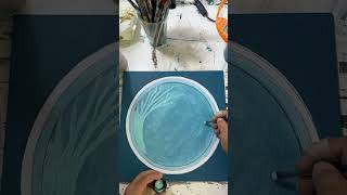 Timelapse painting process gust mushroom timelapseart artshorts painting acrylicpainting art [upl. by Hutson]