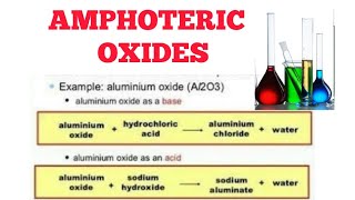 Amphoteric Oxides  Chemistry  Class 10 [upl. by Ayanat846]