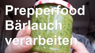 Bärlauch zu Pesto Genovese verarbeiten [upl. by Eillah855]