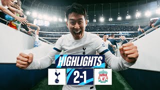 TOTTENHAM HOTSPUR 21 LIVERPOOL  PREMIER LEAGUE HIGHLIGHTS  INCREDIBLE LATE DRAMA AGAIN [upl. by Nauqyaj]