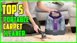 TOP 5 Best Portable Carpet Cleaner 2023 [upl. by Colas471]