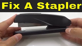 How To Fix A Stapler That Doesnt WorkEasy Instructions [upl. by Enylekcaj]